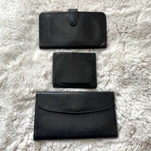 Vintage Coach Leather Wallet Bundle. Good Vintage Condition  🖤